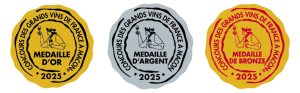Médailles concours des grands vins de France à Mâcon